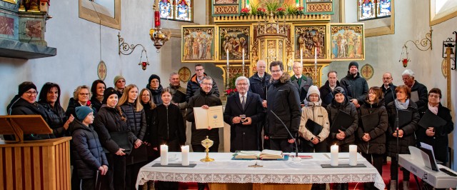 Auszeichnung für 100 Jahre Kirchenmusik 