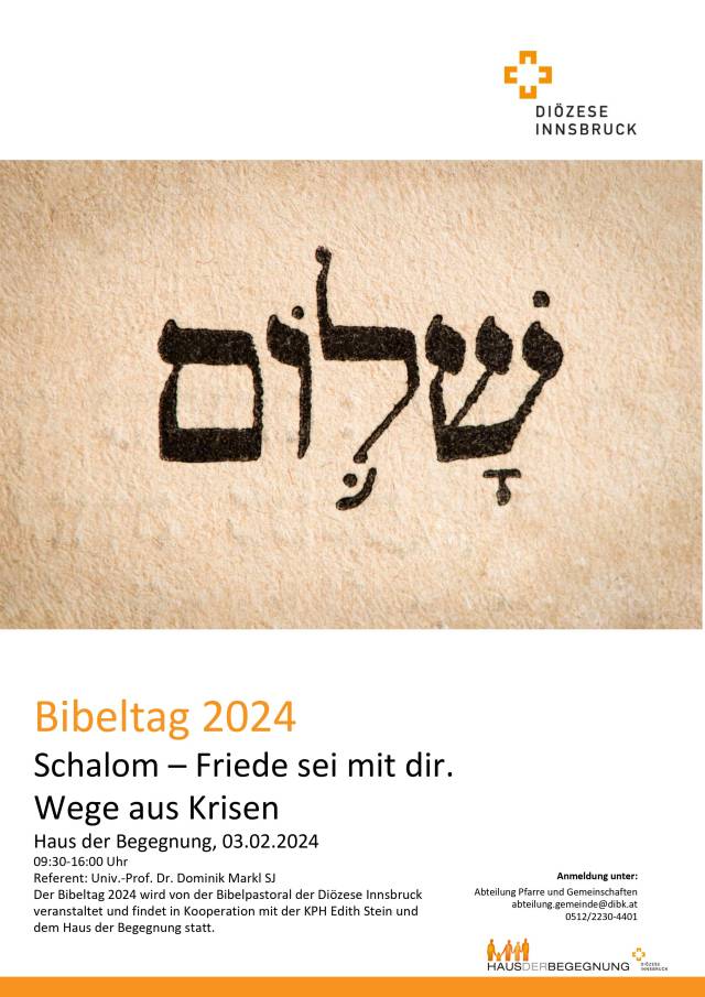 Bibelwoche 2024: "Alles ist mir erlaubt"