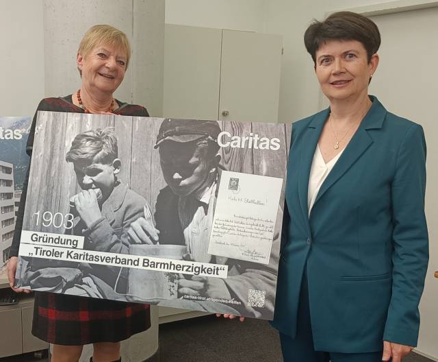 Caritas Tirol hilft seit 120 Jahren