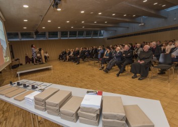 Präsentation der "notae" im Haus der Begegnung.