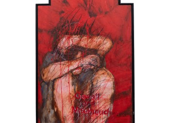 Kreuzbild in der Innsbrucker Jesuitenkirche.