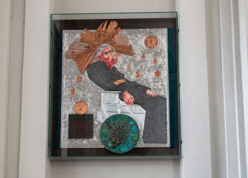 Stephen Hawking in der Johanneskirche am Innrain.