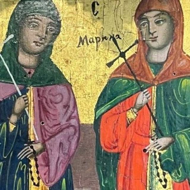 Eine Ikone, angefertigt von der Linzer Pastoralamtsdirektorin Gabriele Eder-Cakl, soll Papst Franziskus als Geschenk übergeben werden. Screenshot: kfb.at