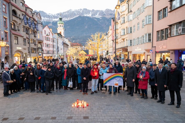 Friedensgebet: Silent together for peace