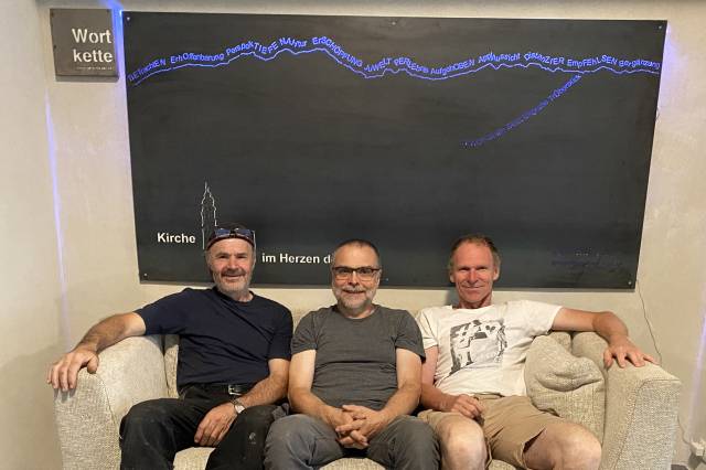 Kunstkreation Nordkette als Wortkette