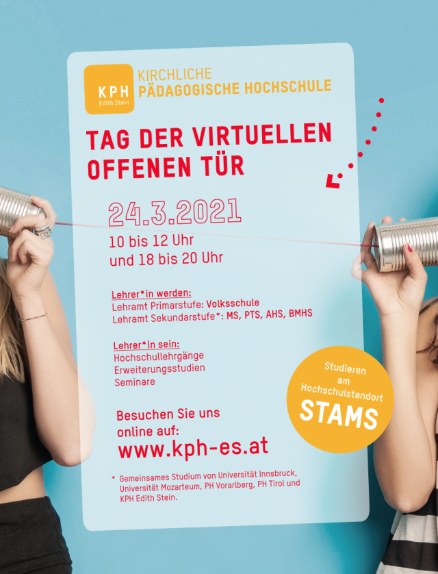 Mit der KPH Edith Stein LehrerIn werden