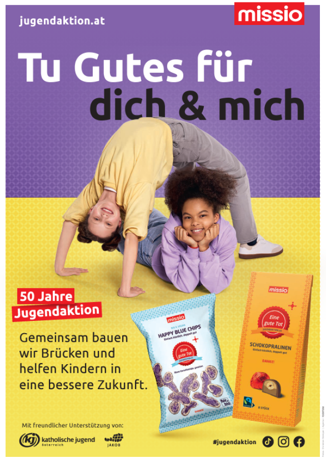Pralinen und Chips: Missio startet 50. Jugendaktion
