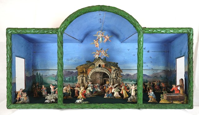 Restaurierte Jahreskrippe erstrahlt in neuem Glanz