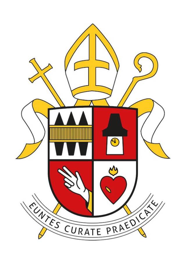 Das Wappen von Bischof Hermann Glettler