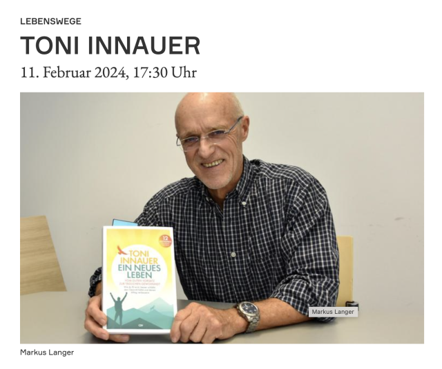 Toni Innauer: "Glaube ist eine unwahrscheinlich starke Kraft"