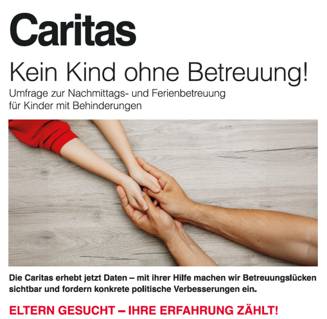 Umfrage für Familien mit Kindern mit Behinderungen