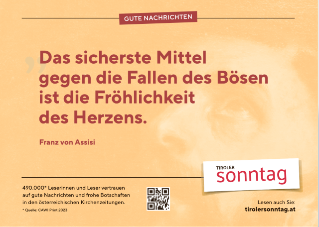 Imagekampage Tiroler Sonntag