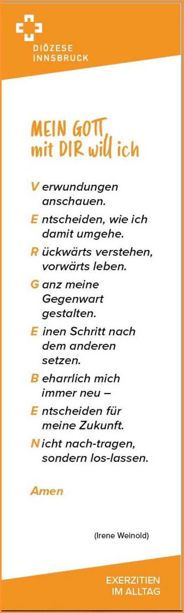 Themen der Wochen und Impulse