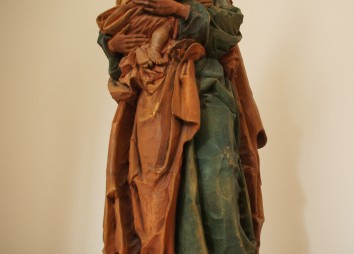 Heiliger Josef vor dem Eingang der Kapelle: Franz Viertel 1910-1966, Schüler von Josef Bachlechner und Andreas Crepaz in Hall