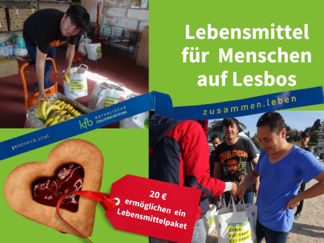 „Ein Herz für Lebensmittel“ zusammen.leben Aktion für die Menschen auf Lesbos