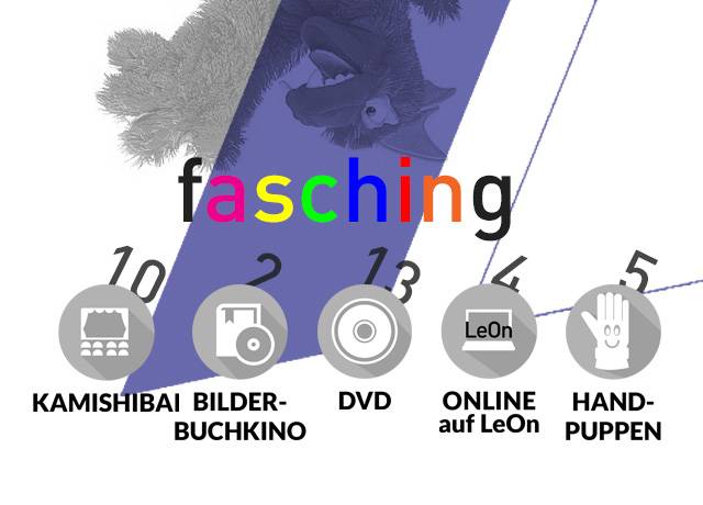 Medienliste: bunte Faschingsparty