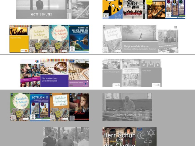 Medienliste: Glauben im Vergleich