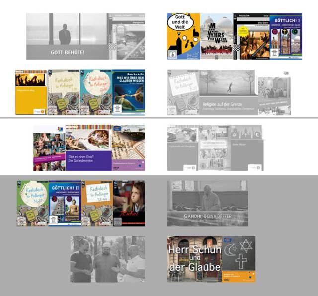 Medienliste: Glauben im Vergleich