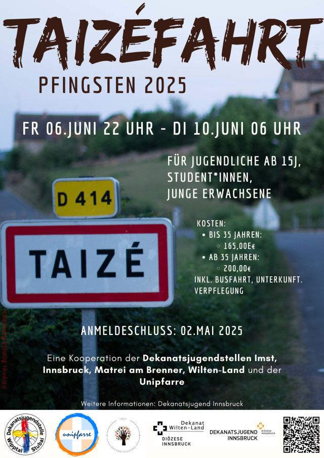 Taizéfahrt Pfingsten 2026