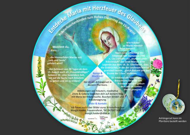 Entdecke Maria mit Herzfeuer des Glaubens