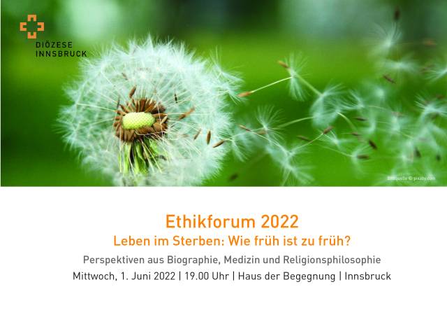 Ethikforum 2022 am 1. Juni im Haus der Begegenung