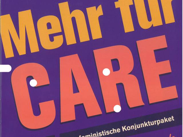 Mehr für Care – für eine Wirtschaft, die für ALLE sorgt!