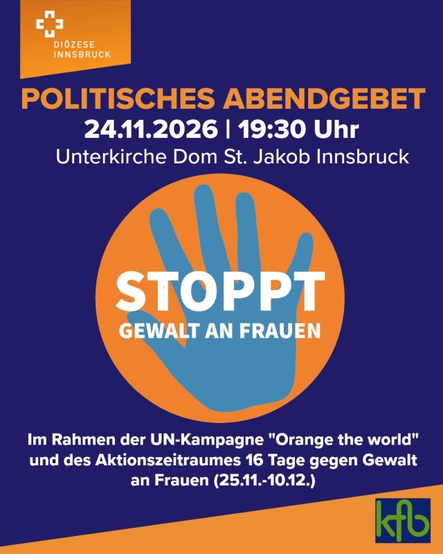 Politisches Abendgebet zum Gedenken an die Opfer von Femiziden