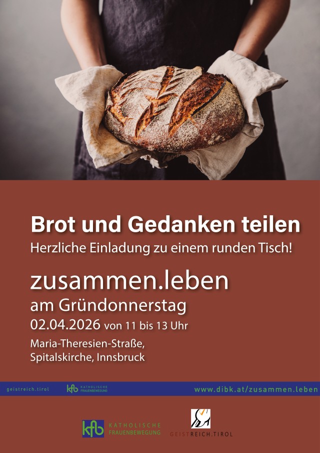 Aktion "zusammen.leben" am Gründonnerstag