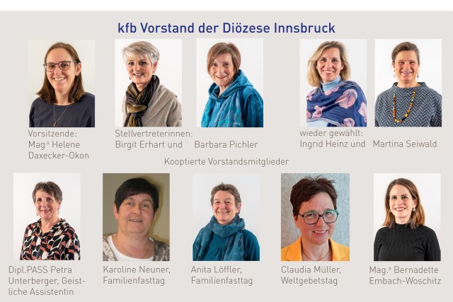 Der Vorstand der kfb Innsbruck