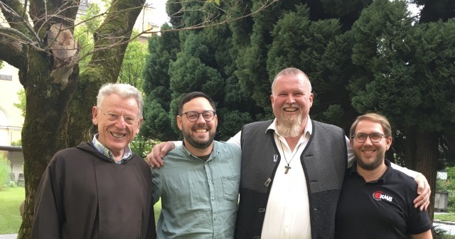 Br. Erich Geir, Benedikt Collinet, Michael Plangger und Bernhard Kathrein-Wieser - Bildnachweis: KMB