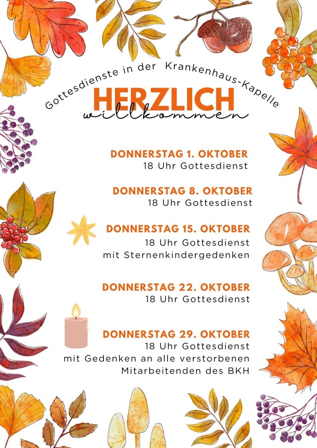 Gottesdienst in der Krankenhaus-Kapelle