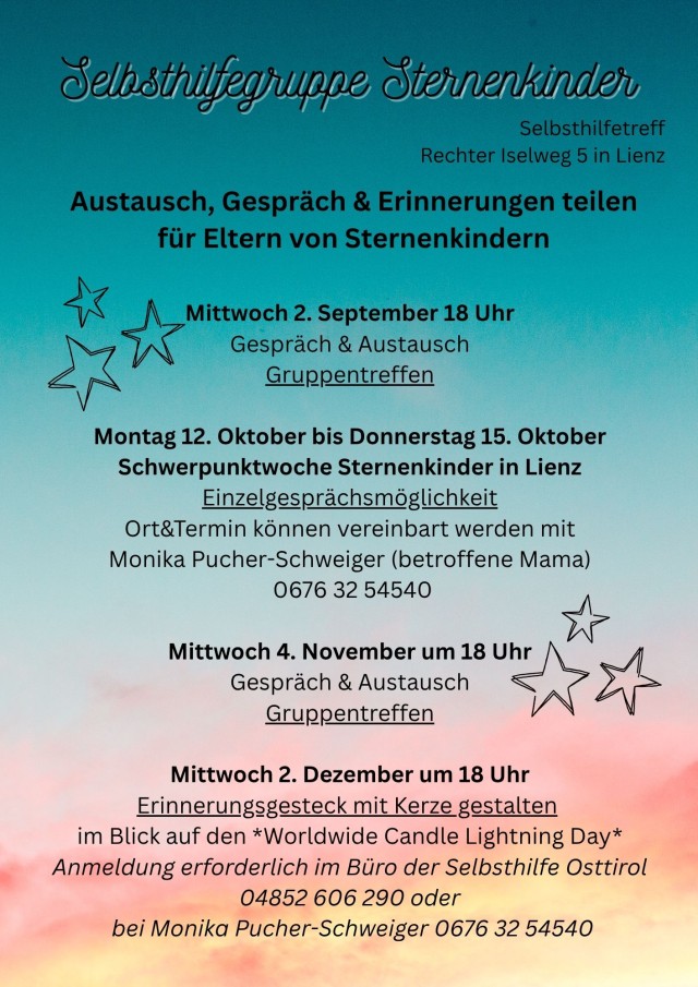 Selbsthilfegruppe Sternenkinder