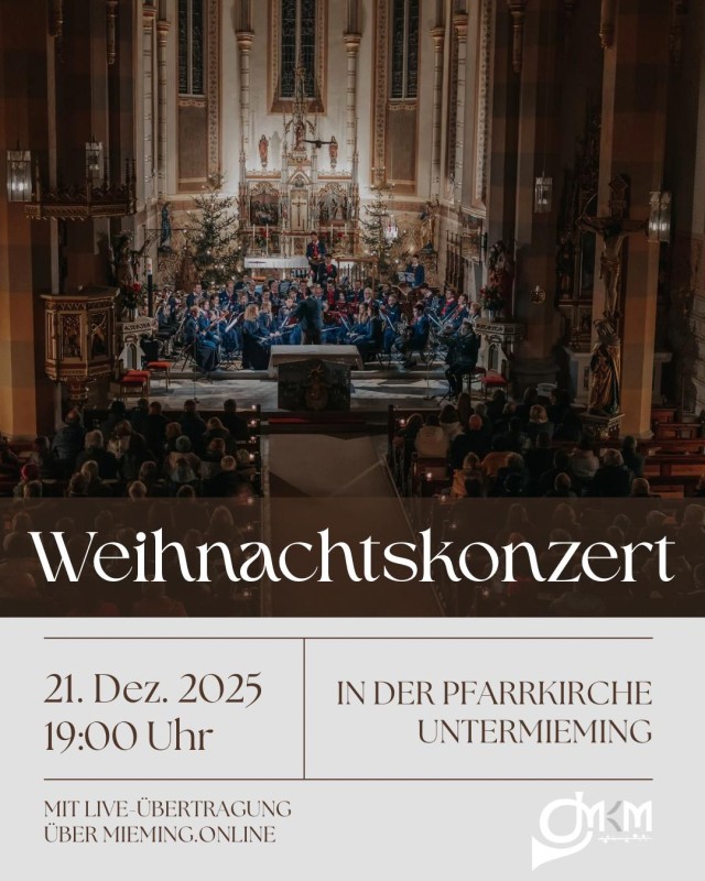WEIHNACHSTKONZERT DER MUSIKKAPELLE MIEMING