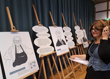 Biografieworkshop_Ötztal Weltweit_Hörstation, Foto:Tuğba Şababoğlu