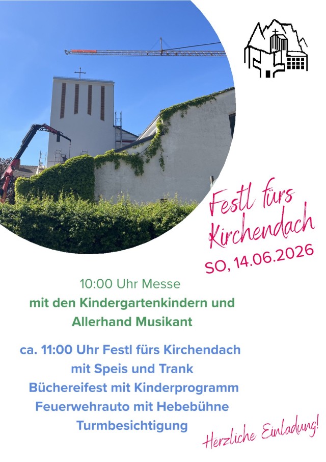 Festl fürs Kirchendach am 14.06.2026