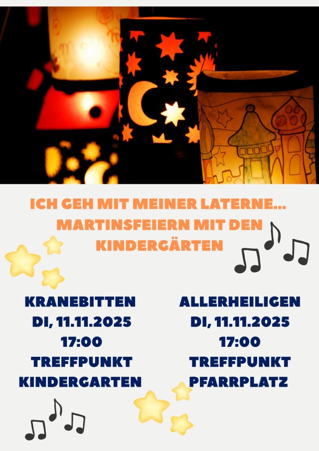 Martinsfeiern in Seelsorgeraum