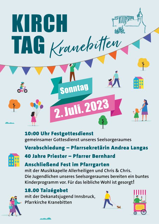 SO, 02.07. um 10:00 Uhr - Kirchtag in Kranebitten