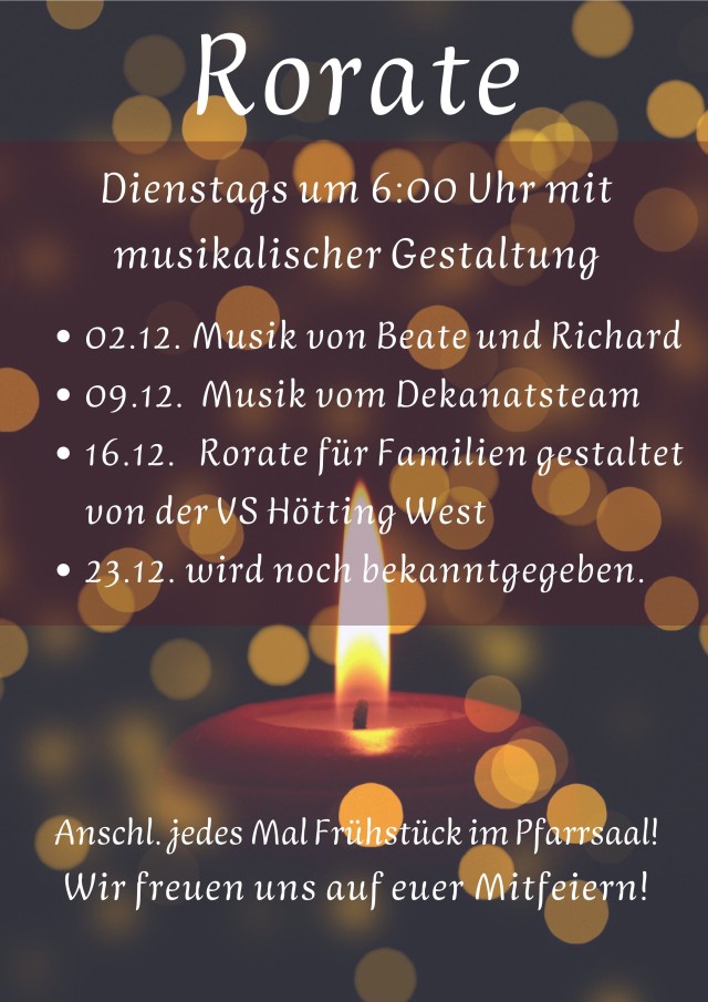 Rorate im Advent