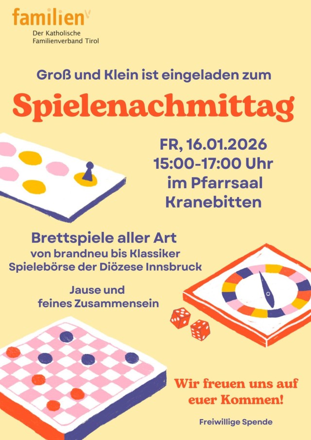 Spielenachmittag des kath. Familienverbandes