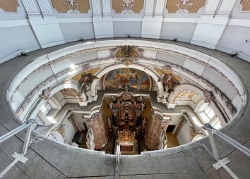 Kuppe Sicht Nach Unten (2)   Sanierung Dom St Jakob Innsbruck 2022 02 02 Steinboden3