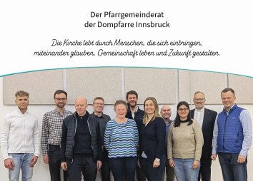 Der Pfarrgemeinderat  Der Dompfarre Innsbruck 2026 27