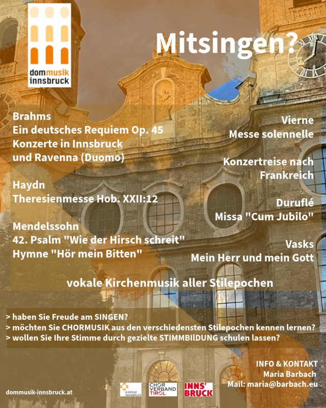 Innsbrucker Domkonzert zur Fastenzeit