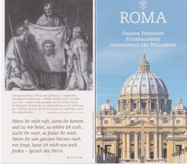 Pilgerpass Rom