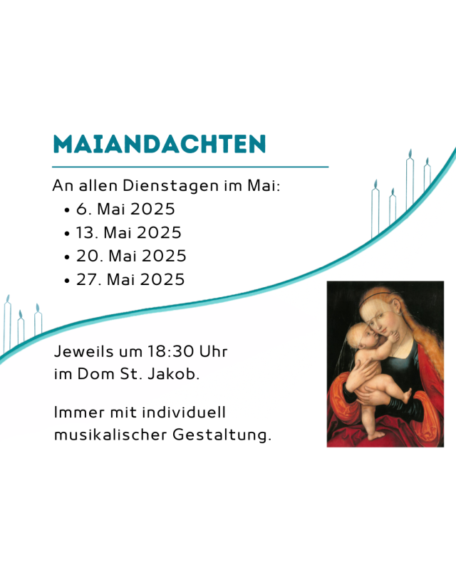 Maindachten 2025 – im Dom St. Jakob