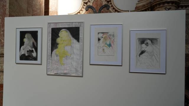 Zeichnungen nach dem Gnadenbild Mariahilf: vom Atelier in Wien in den Dom St. Jakob