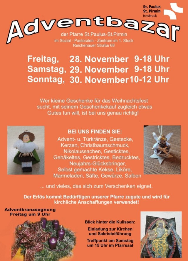 Adventbazar in St. Paulus