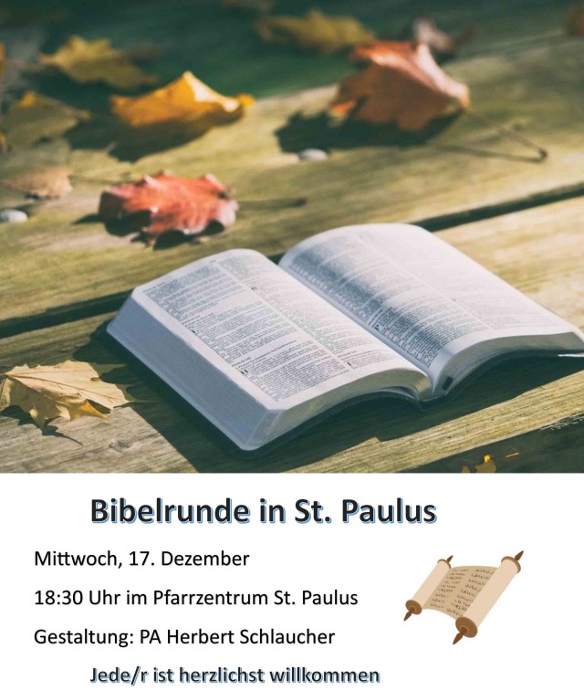 Bibelrunde in St. Paulus