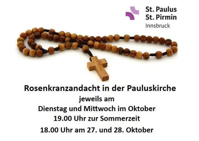 Oktober-Rosenkranz in der Pauluskirche