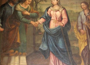 Altarblatt Maria Heimsuchung (Ausschnitt)