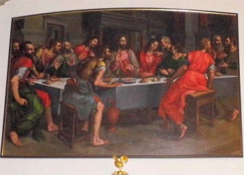 Pfarrkirche Ehrwald Abendmahlsgemälde (Otto van Veen)